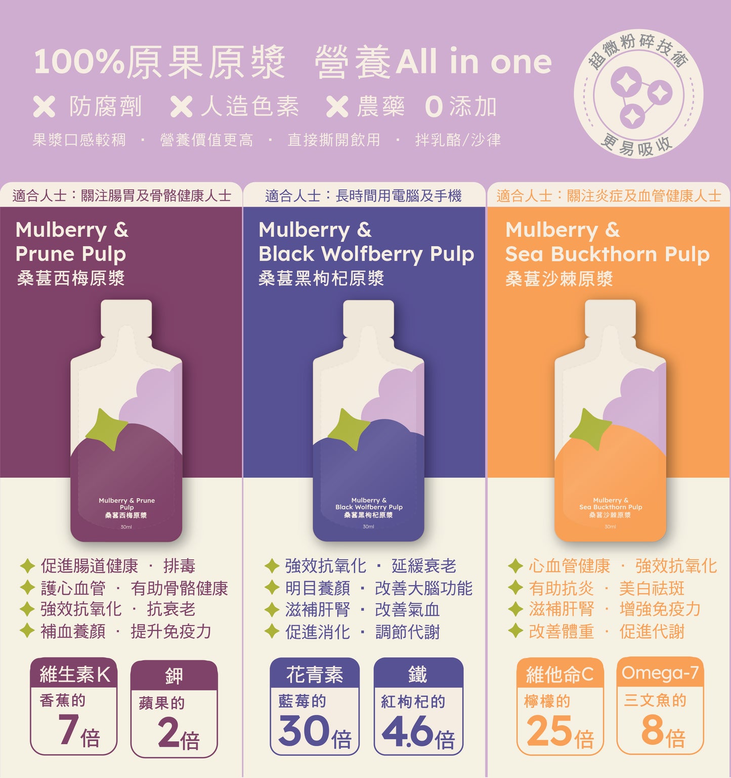 Grandmorus Mulberry & Prune pulp (Best before: 1 July 2026)