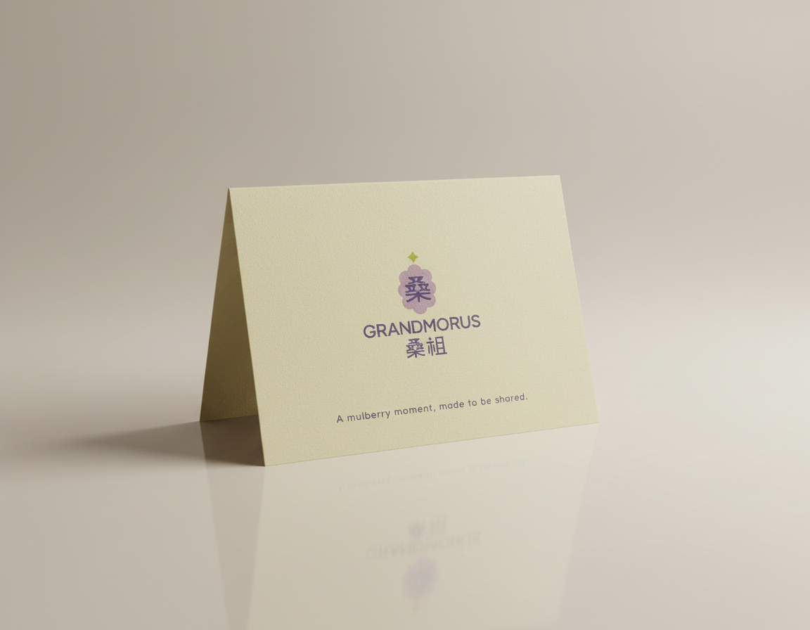 Grandmorus Gift Bag (Purple Reusable Tote Bag) + Gift card