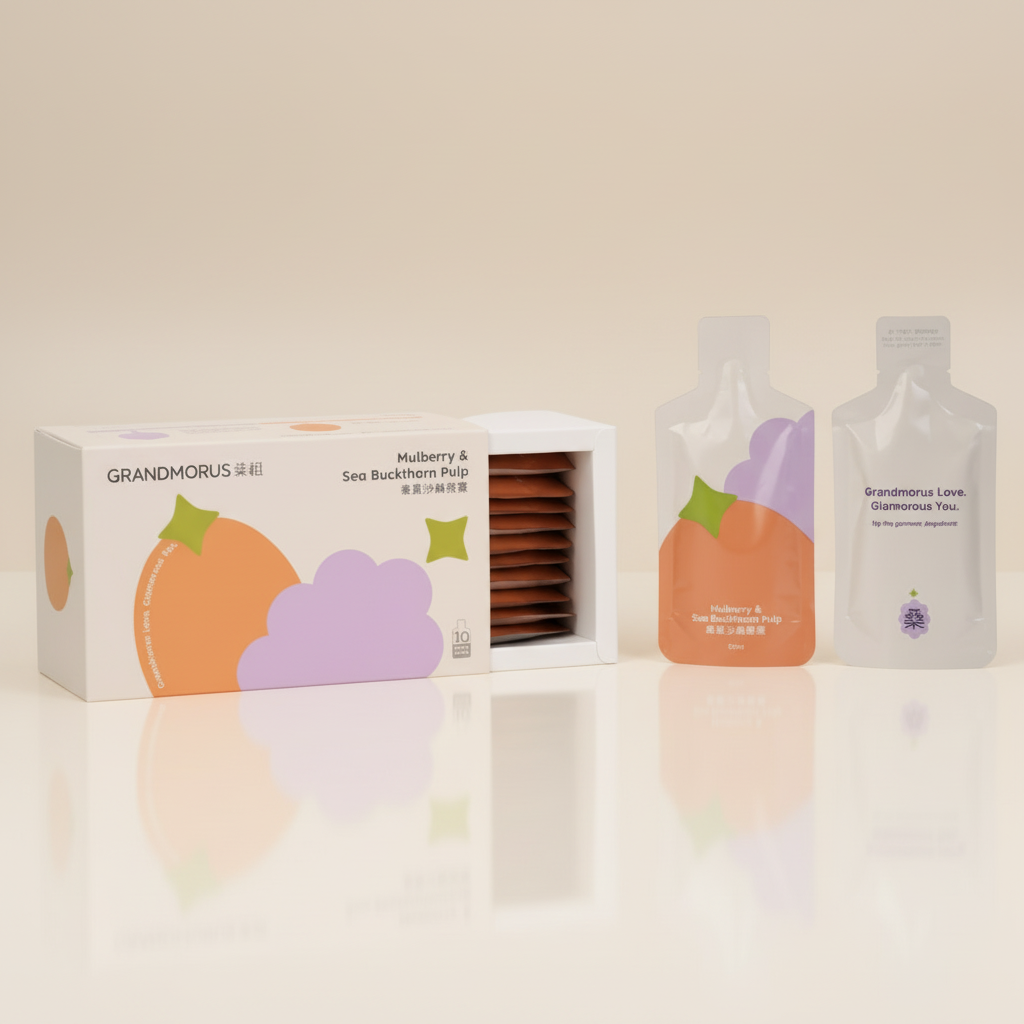 Grandmorus Mulberry & Sea Buckthorn pulp (Best before: 4 August 2026)